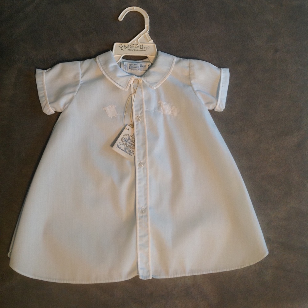 Feltman Brothers Embroidered Train Layette